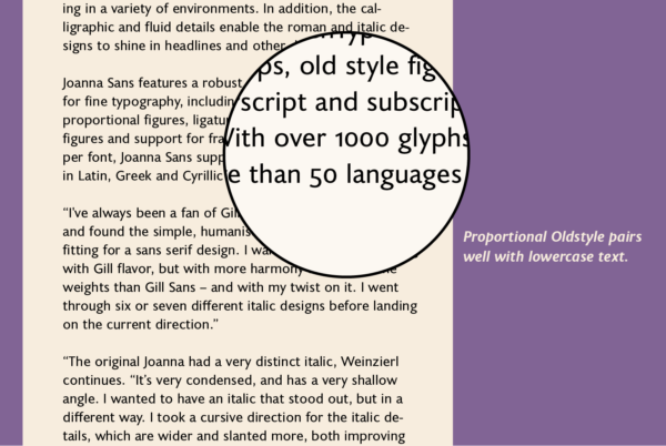 Free Webinar on Using Figure Styles in OpenType Fonts