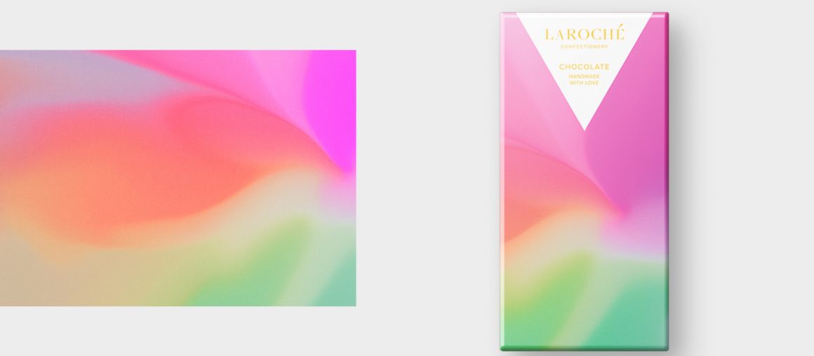 Vibrant & Abstract Packaging for Laroché Chocolate