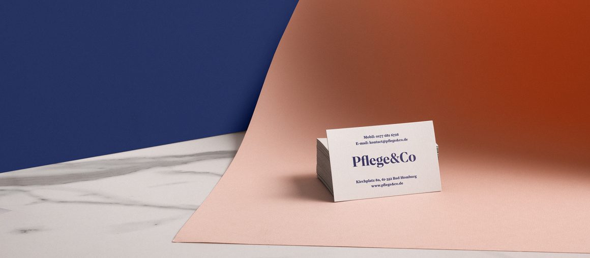 A classic & modern brand identity for Pflege&Co
