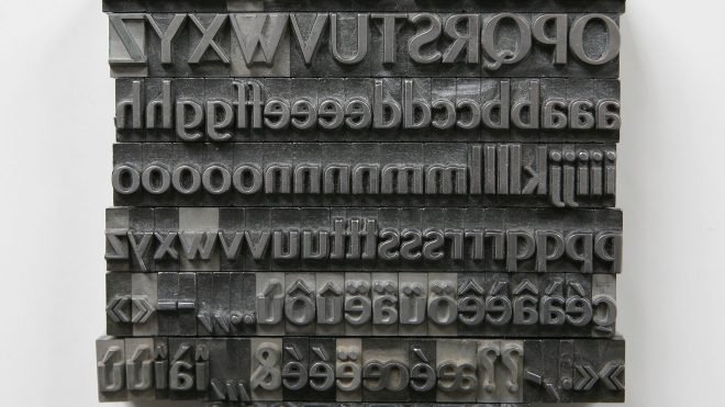 David Pearson on hand-setting type for Oliver Jeffers’ new book