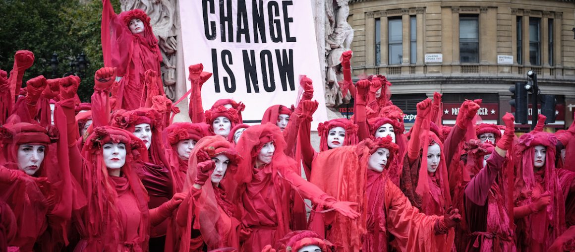 Anthony Burrill lends his support to Extinction Rebellion