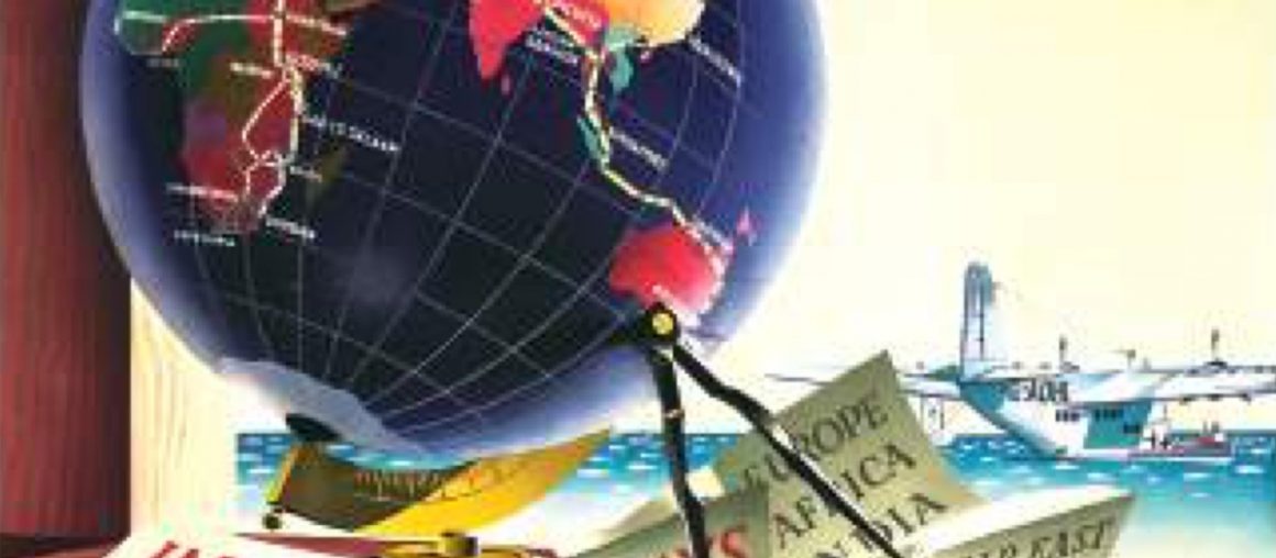 Finding beauty in vintage airline maps