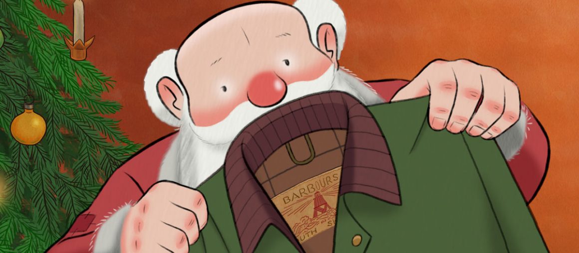 Barbour’s festive ad stars a wax jacket-wearing Father Christmas
