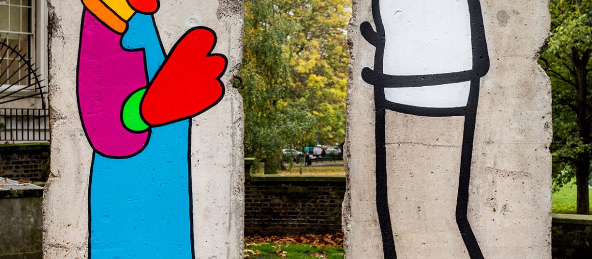 Thierry Noir and STIK repaint the Berlin Wall 30 years after its fall