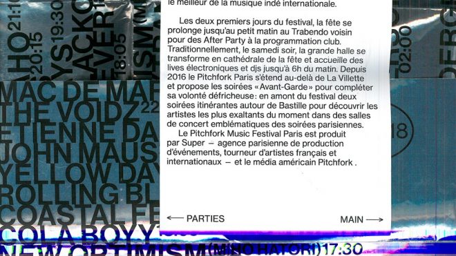 That 90s Graphic Design Look is Coming Back - Pitchfork Music Festival