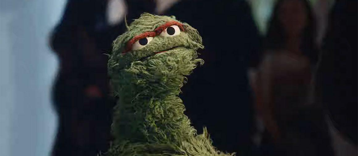 Oscar the Grouch swaps Sesame Street for Squarespace