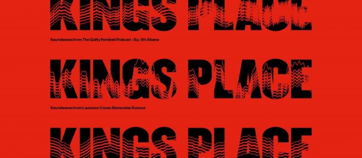 The new logo for London venue Kings Place is shaped by sound waves