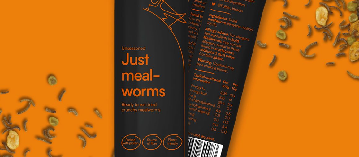 A tasty new look for edible insect brand Crunchy Critters