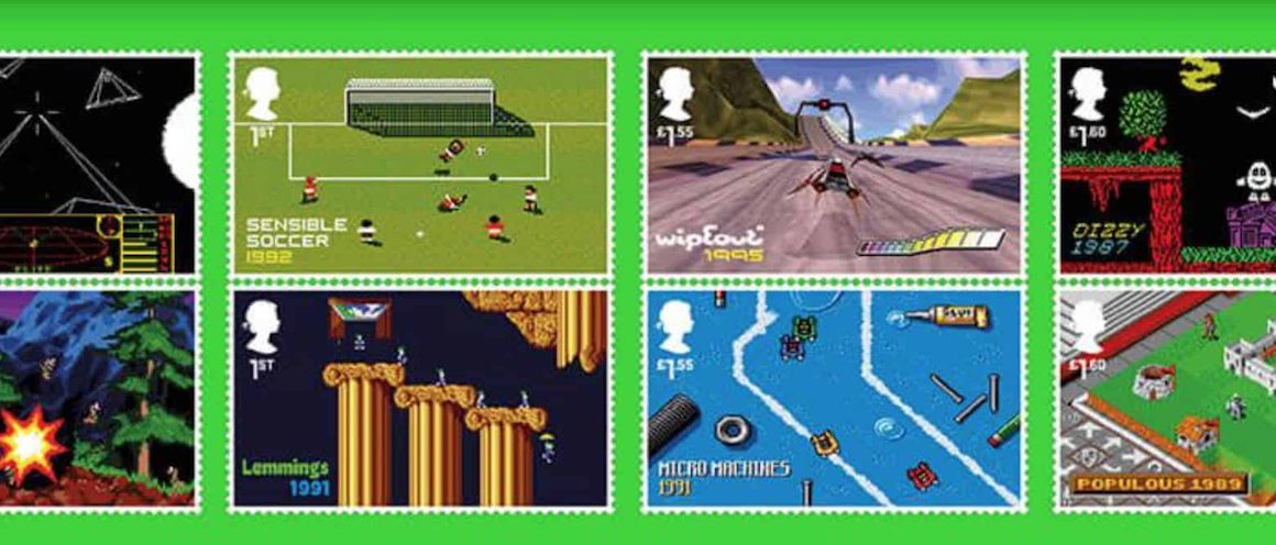 Retro video games showcased on new Royal Mail set of stamps