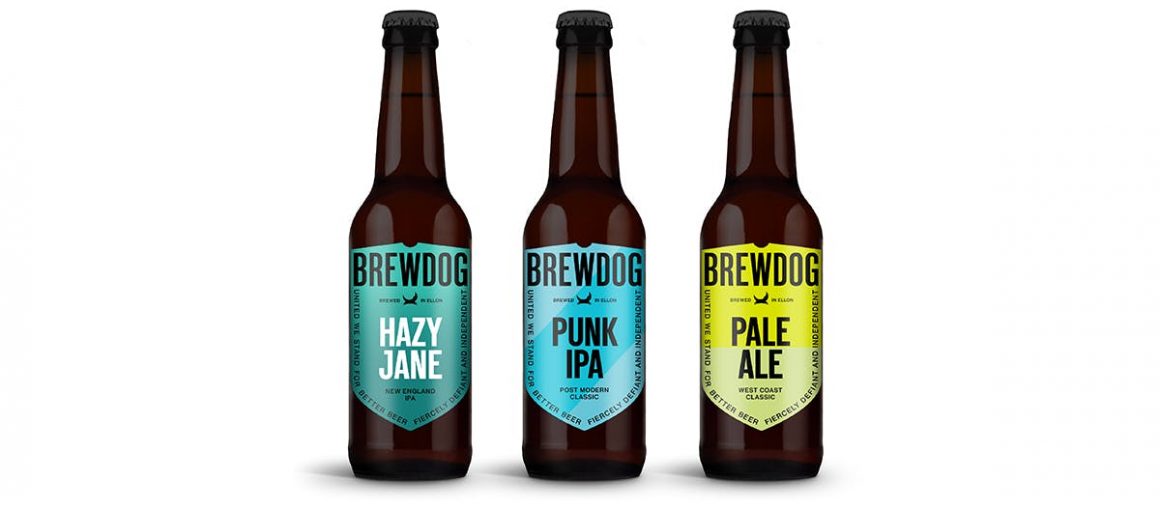 BrewDog cleans up its look with a simplified visual identity