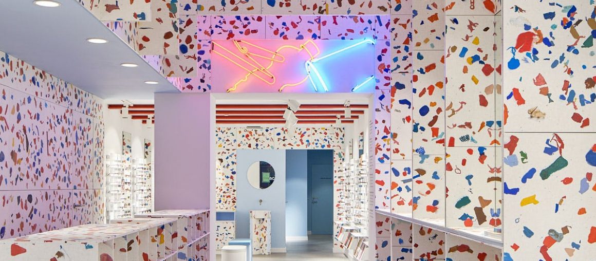 Ace & Tate embraces responsible retail with store made of actual rubbish