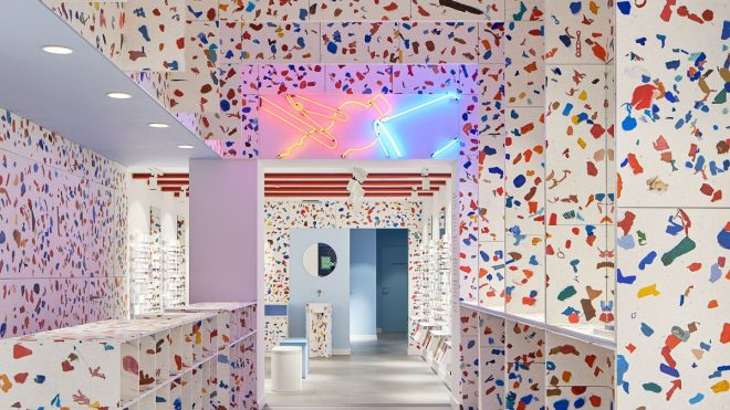 Ace & Tate embraces responsible retail with store made of actual rubbish