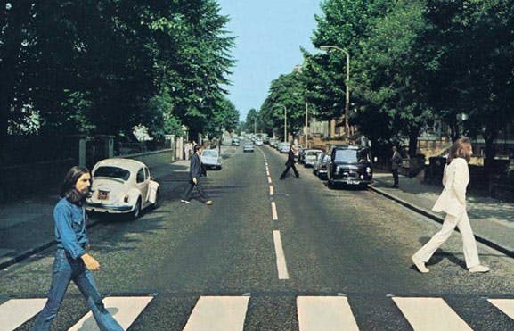 Classic album covers reimagined for the social distancing era