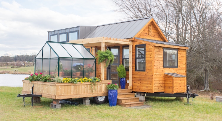 Elsa - A Tiny Home On Wheels With Its Own Little Greenhouse