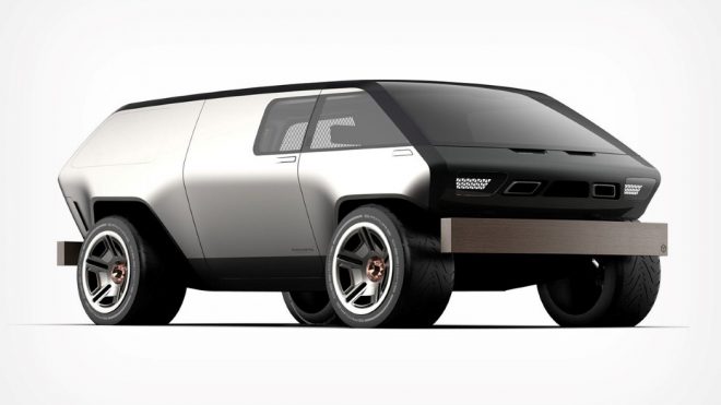 What happens when a Tesla Cybertruck and a minivan have a love-child…