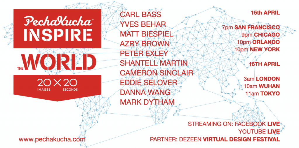 PechaKucha x Virtual Design Festival: live talks from around the world