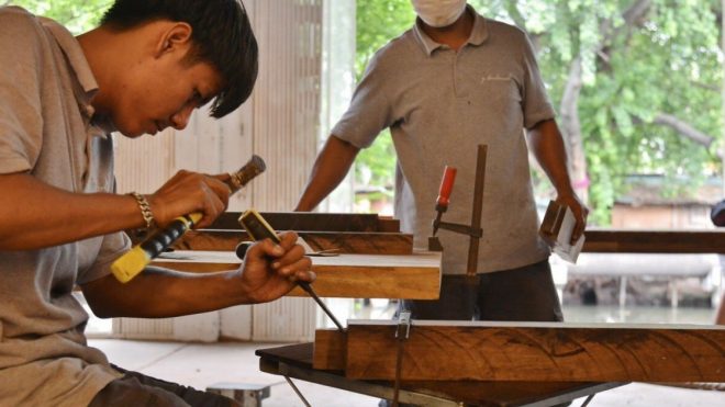 ‘We don’t kill trees’: Thai design studio founded by Belgians forges bespoke, handmade furniture from rustic hardwood