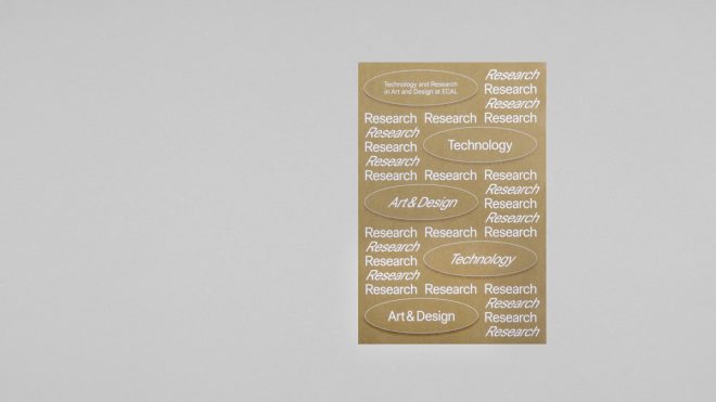 Technology and Research in Art and Design - slanted