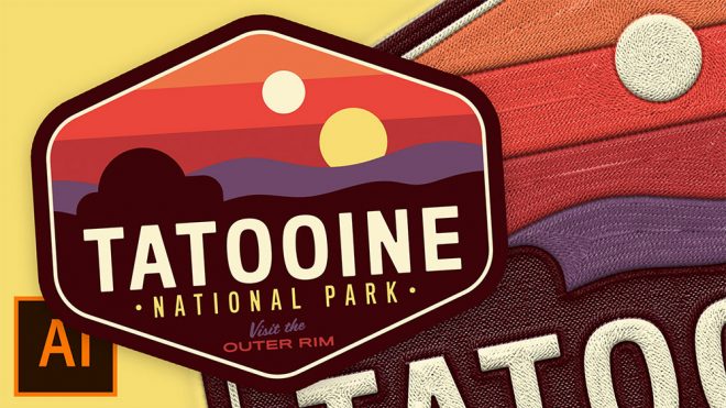 Video Tutorial: How to Create an Embroidered Patch Design in Illustrator