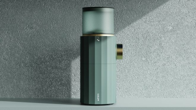 This coffee grinder looks like it should belong in an art gallery!