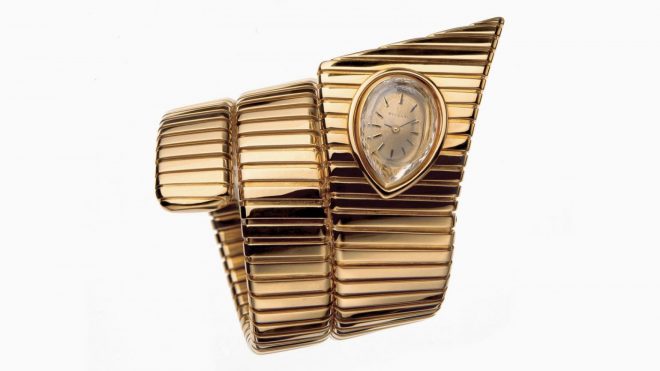 Celebrating a century of Italian jewellery design: the Bulgari Tubogas watch