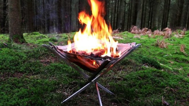 Firekorf a portable lightweight firepit hits Kickstarter - Geeky Gadgets