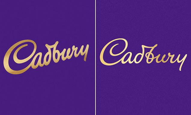 Cadbury's spends more than £1million on a new logo