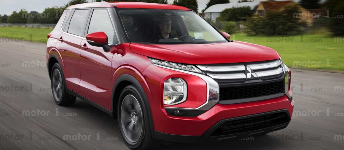 Mitsubishi Outlander renderings show off bold design choices