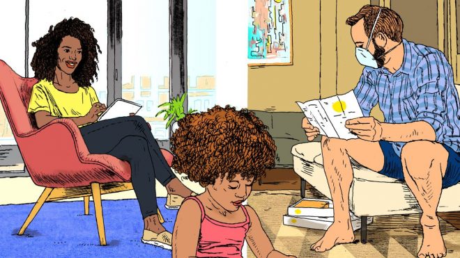 For Divorced Parents, a Time to Work Together