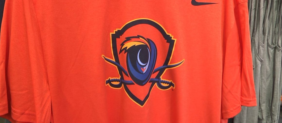 Mincers ready to sell new University of Virginia Athletics logo