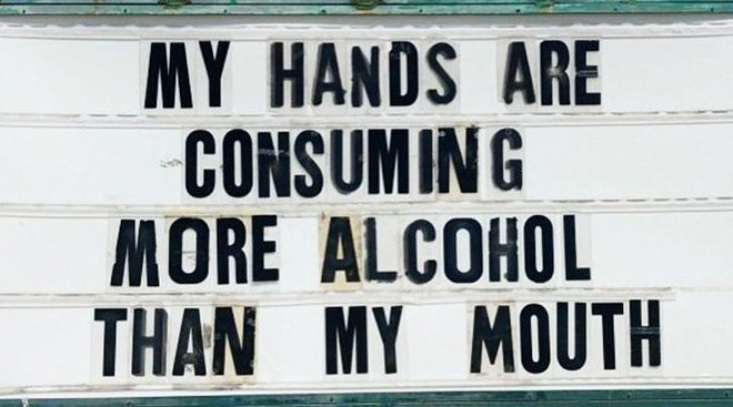 this restaurant in texas uses humor in its signs to help combat coronavirus anxiety