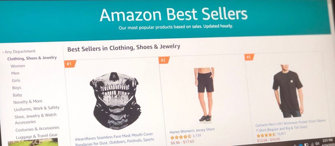 Amazon’s best-selling items in multiple categories: Masks, toys, electronics, video games