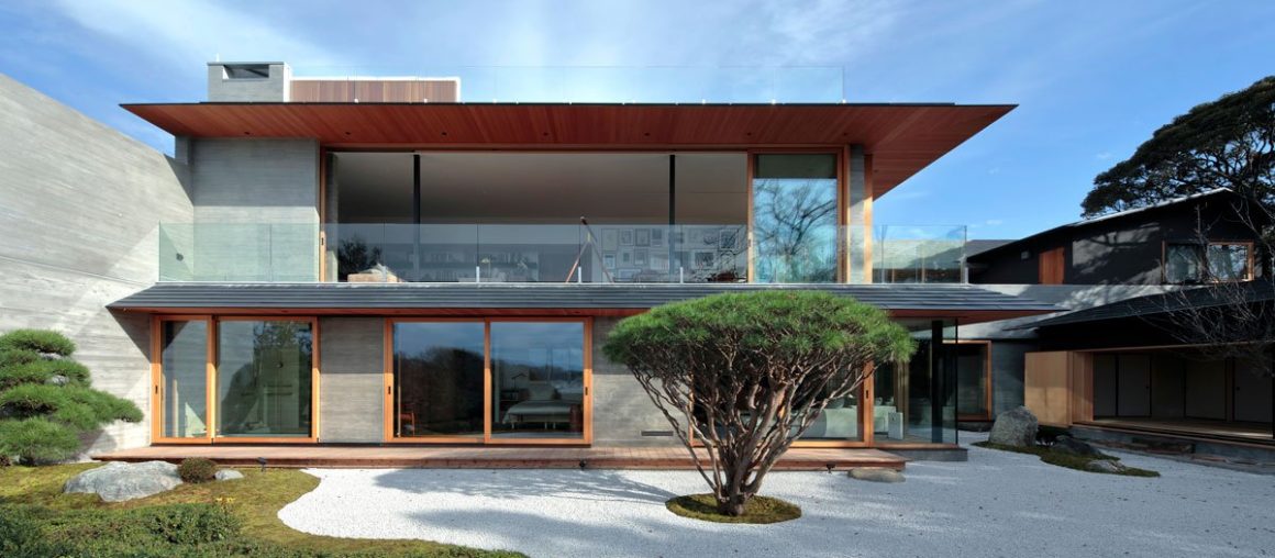 CUBO design architect blends traditional japanese architecture into a contemporary home