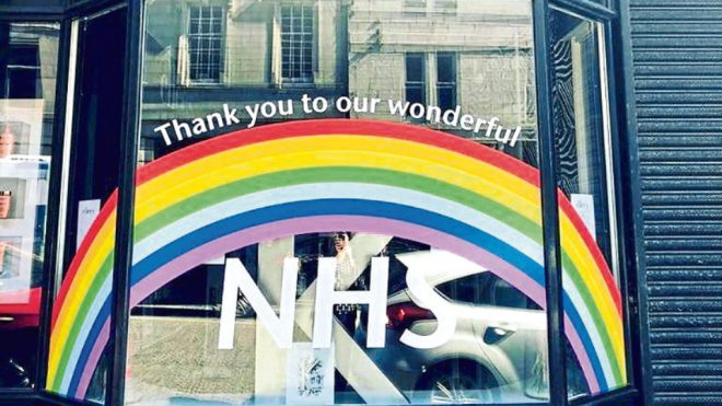 Aberdeen hair salon brushes off shutdown to show its support for NHS in style - Evening Express