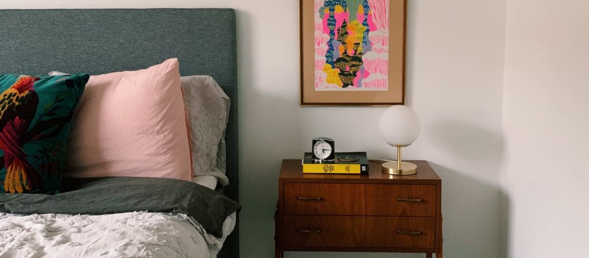 Before and After: A $5 Afternoon Project Makes a Plain White Bedroom Feel Cozy