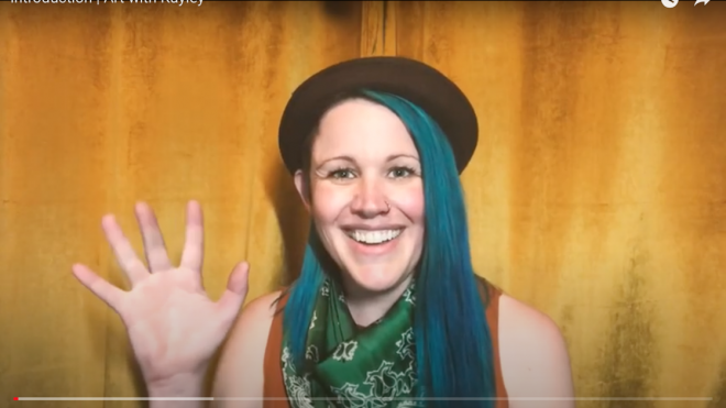 Learning quick at Art With Kayley: Flagstaff High School art teacher makes online tutorials for all