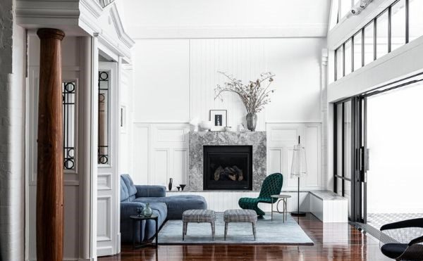 An old warehouse converted into a glamorous family home