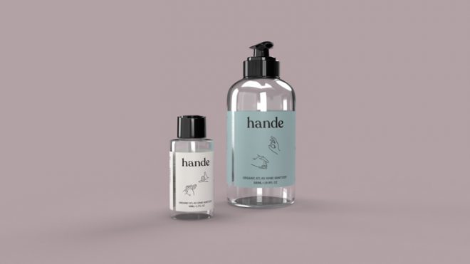 Hande is a “playful take" on hand sanitisers