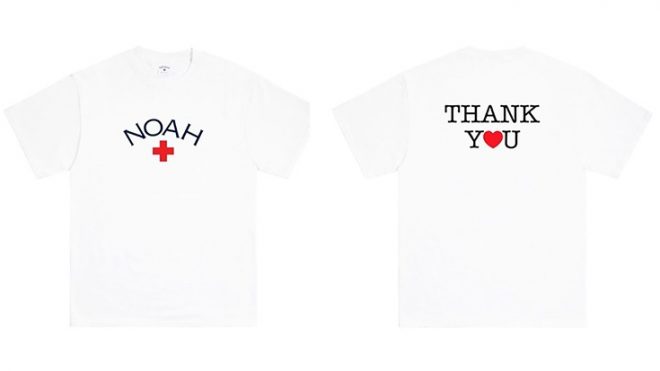 NOAH to Support Coronavirus Relief With Thank You Core Logo Tees
