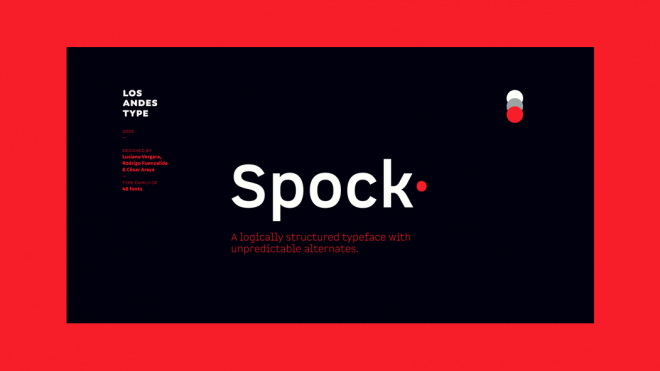 Spock Font Family by Los Andes
