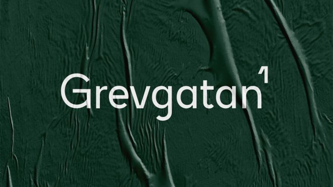 Grevgatan 1 — Custom Typeface