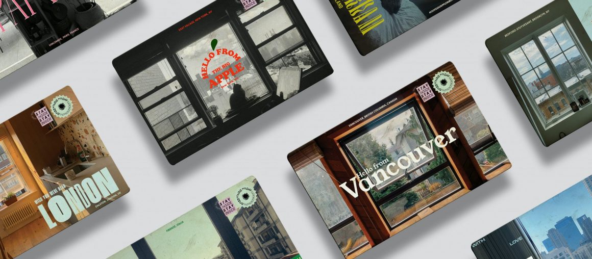 These holiday postcards celebrate the view from where you are