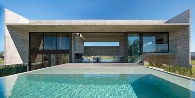 This Argentina Home Impresses With Striking Concrete Planes