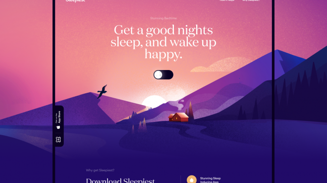 Web Design Inspiration: Landing Pages