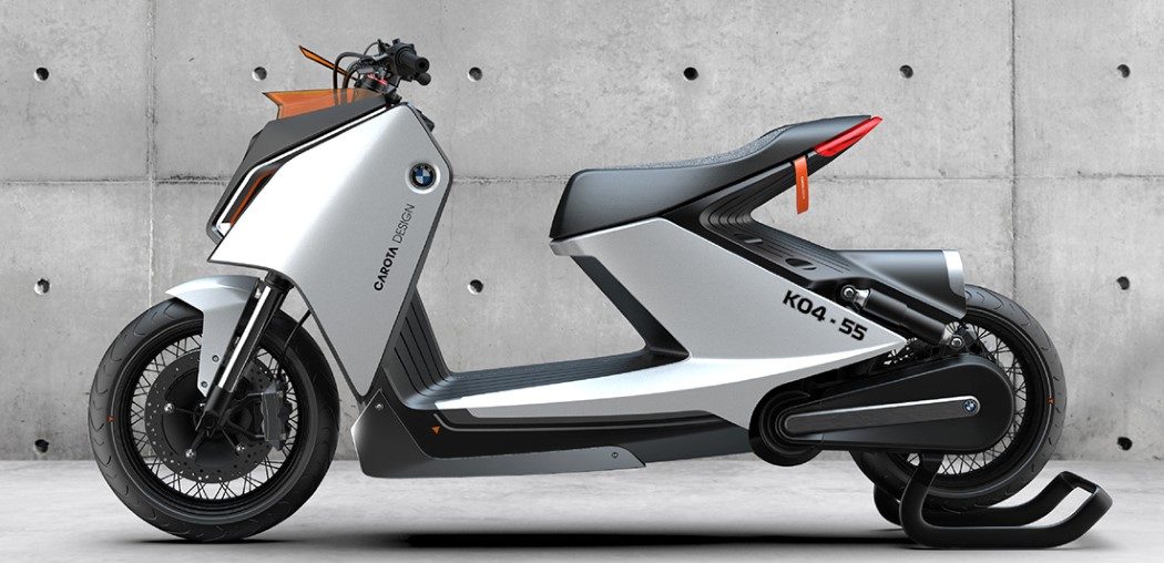 This BMW Motorrad e-scooter concept is all about clean aesthetics and clean energy