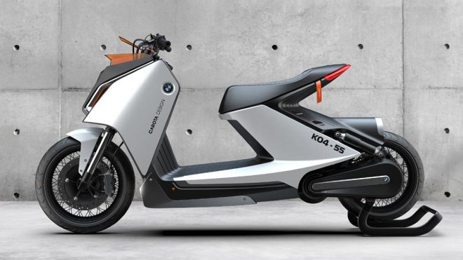 This BMW Motorrad e-scooter concept is all about clean aesthetics and clean energy