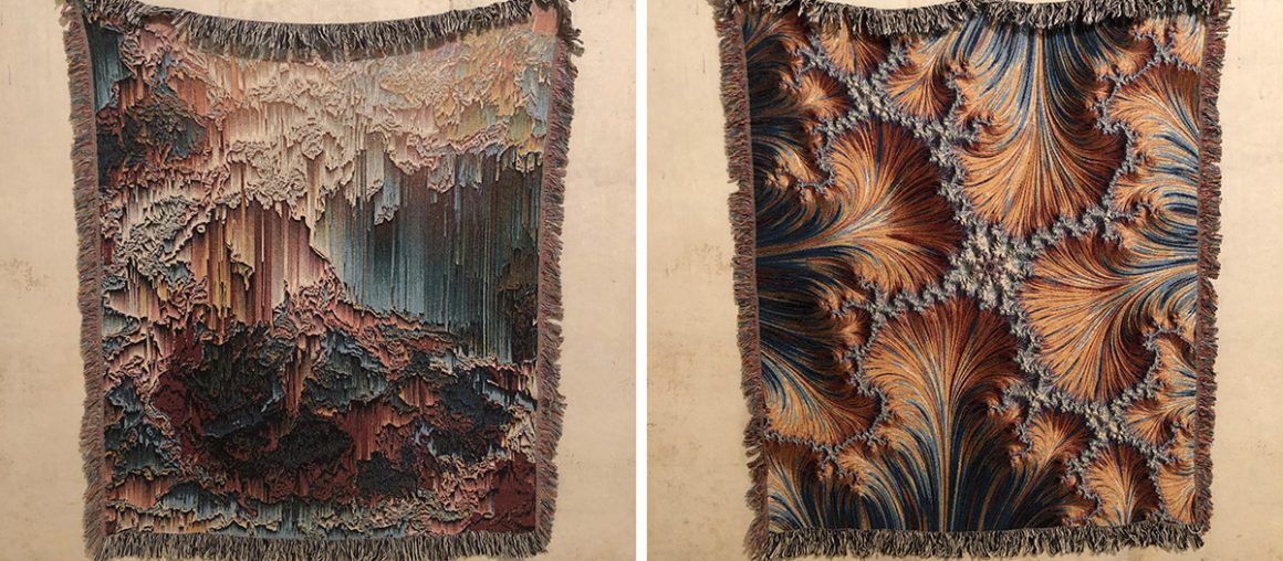 Surging Fractals and Glitches Are Woven into Mesmerizing Blankets by Zouassi