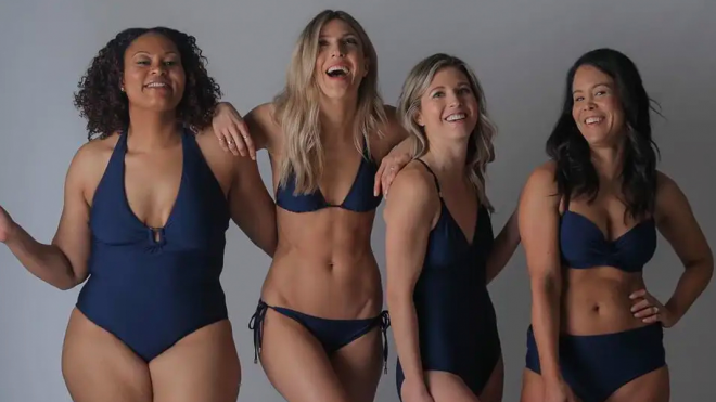 This inclusive swimsuit company fits their designs on their employees instead of fit models — 5 of us tried them and they fit each of us incredibly well