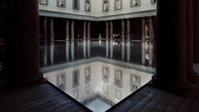 Architect Aires Mateus’ digital water feature inspires calm