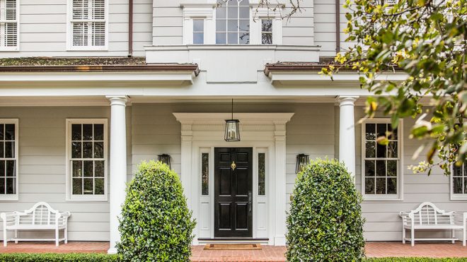 This traditional home in California has been given a modern update